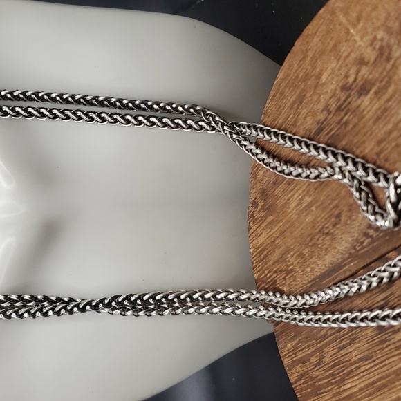 N3425‎ cable cage chain necklace - Picture 2 of 3